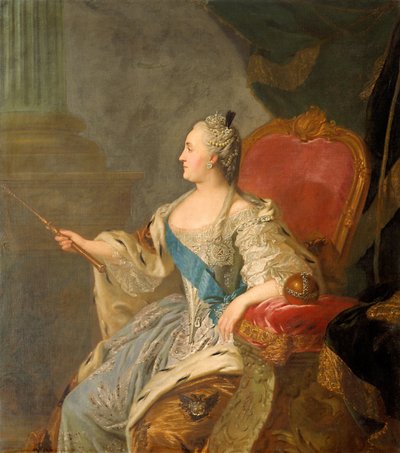 Katharina die Große, 1763 von Fedor Stepanovich Rokotov